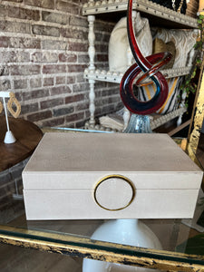 Cream Jewelry Box