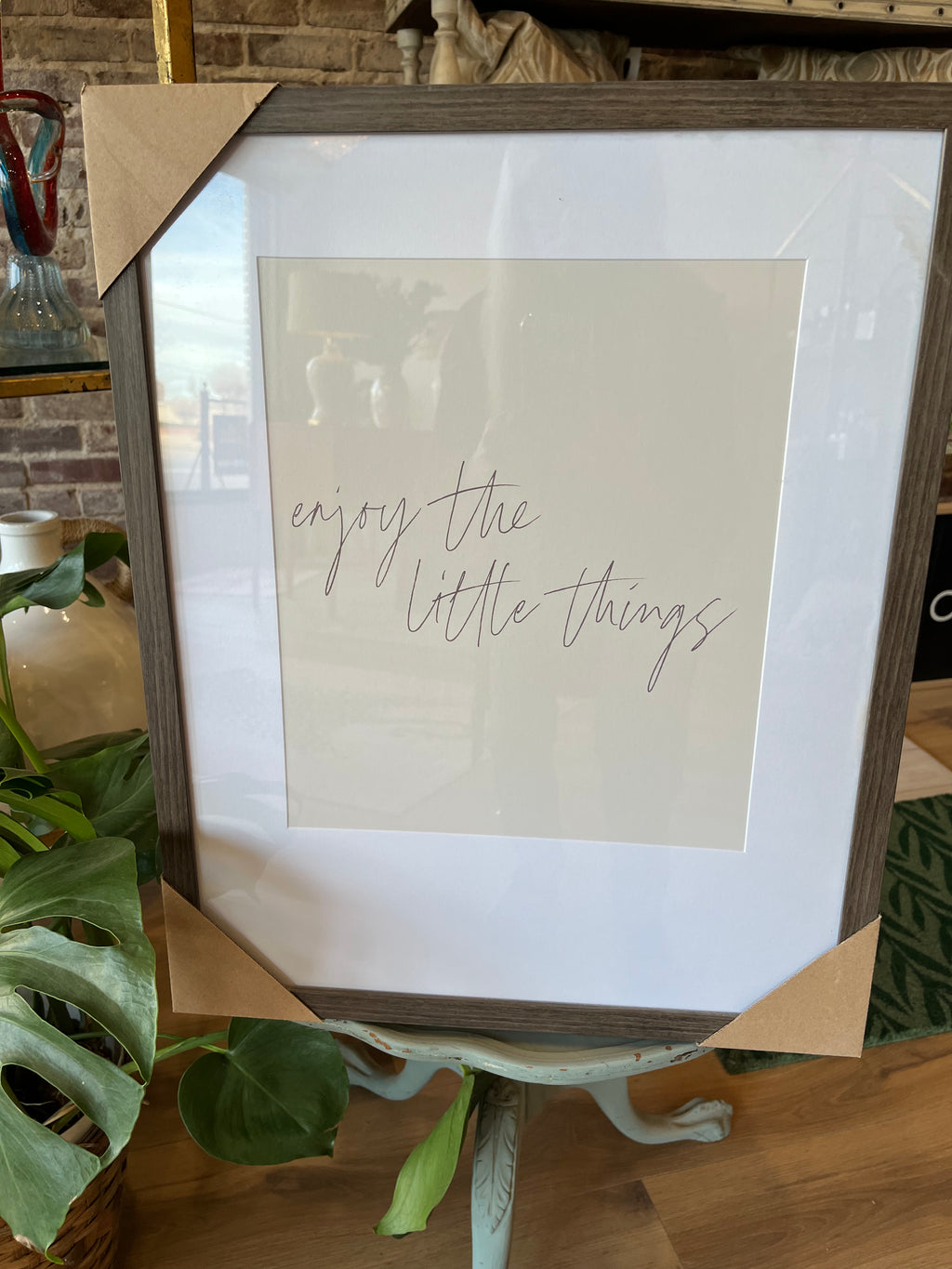 Enjoy The Little Things Framed Picture