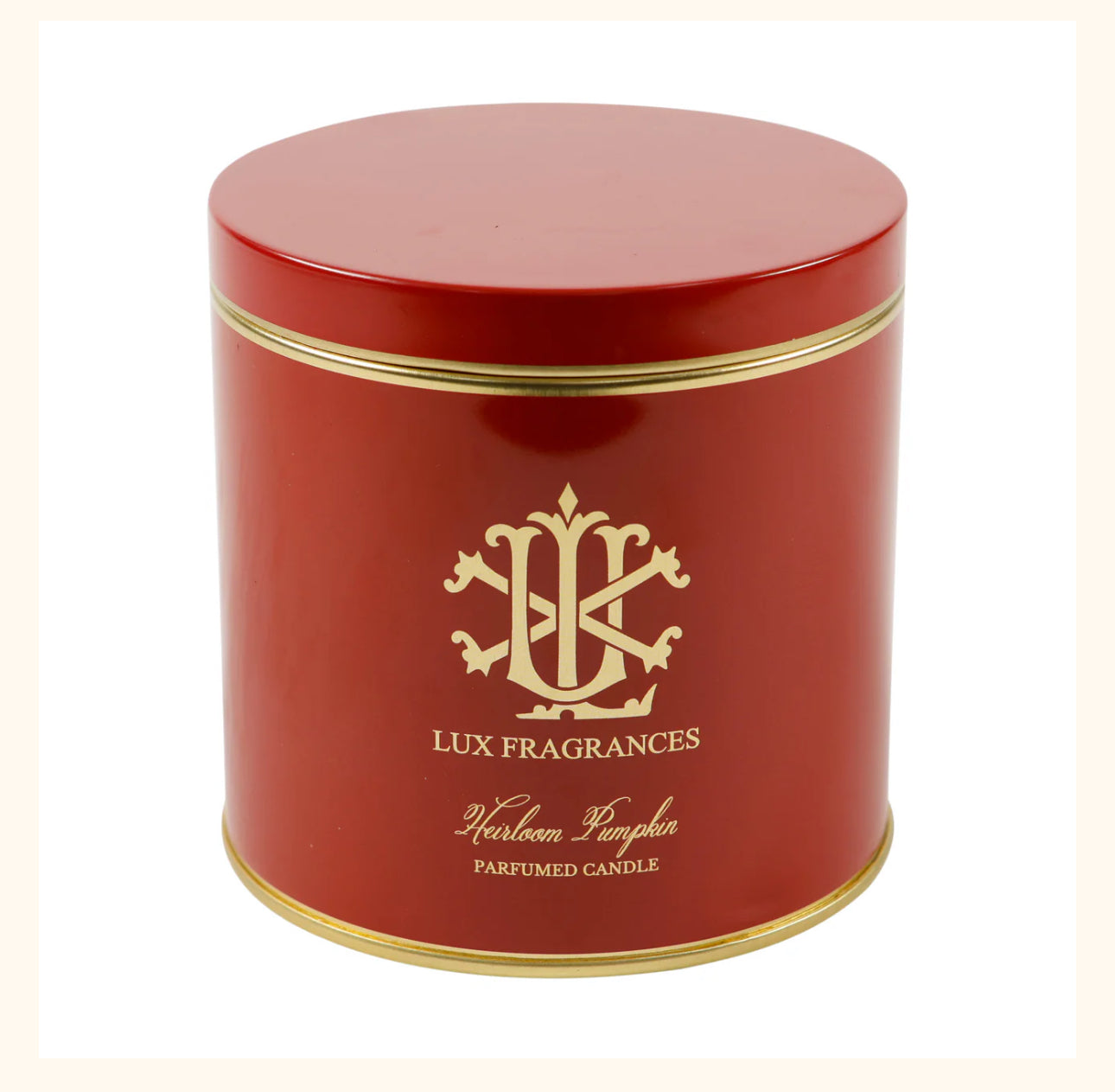 Lux Apple Jack Round Candle Tin