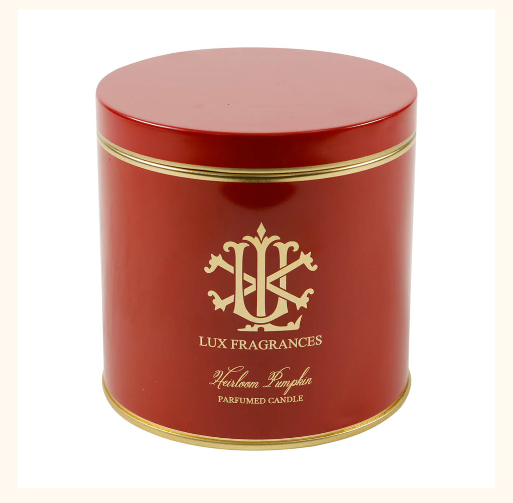 Lux Apple Jack Round Candle Tin