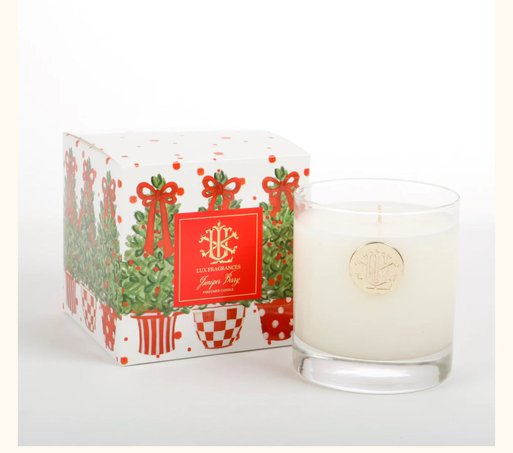 Lux Juniper Berry Designer Box Candle