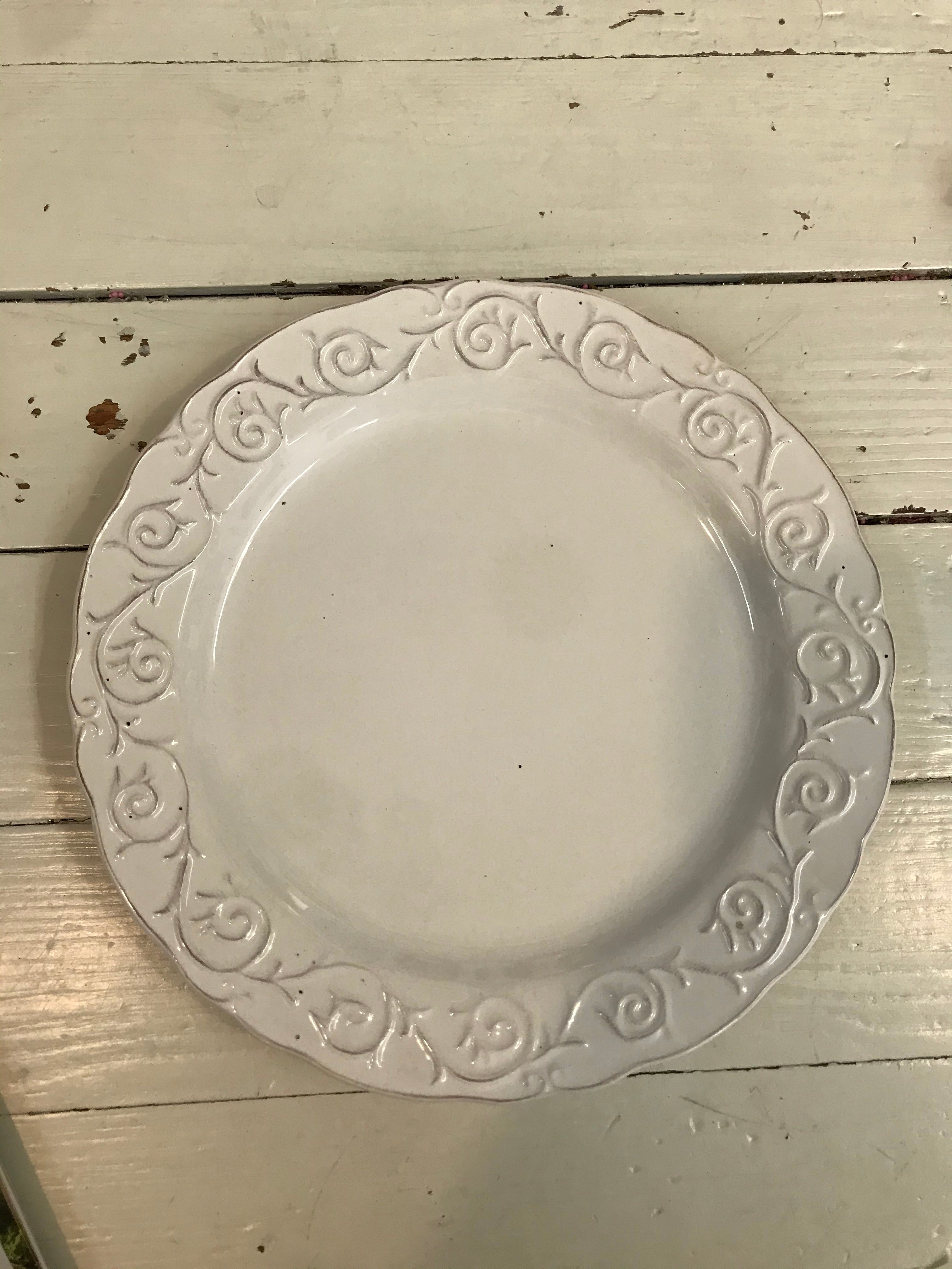 White Decorative Plate