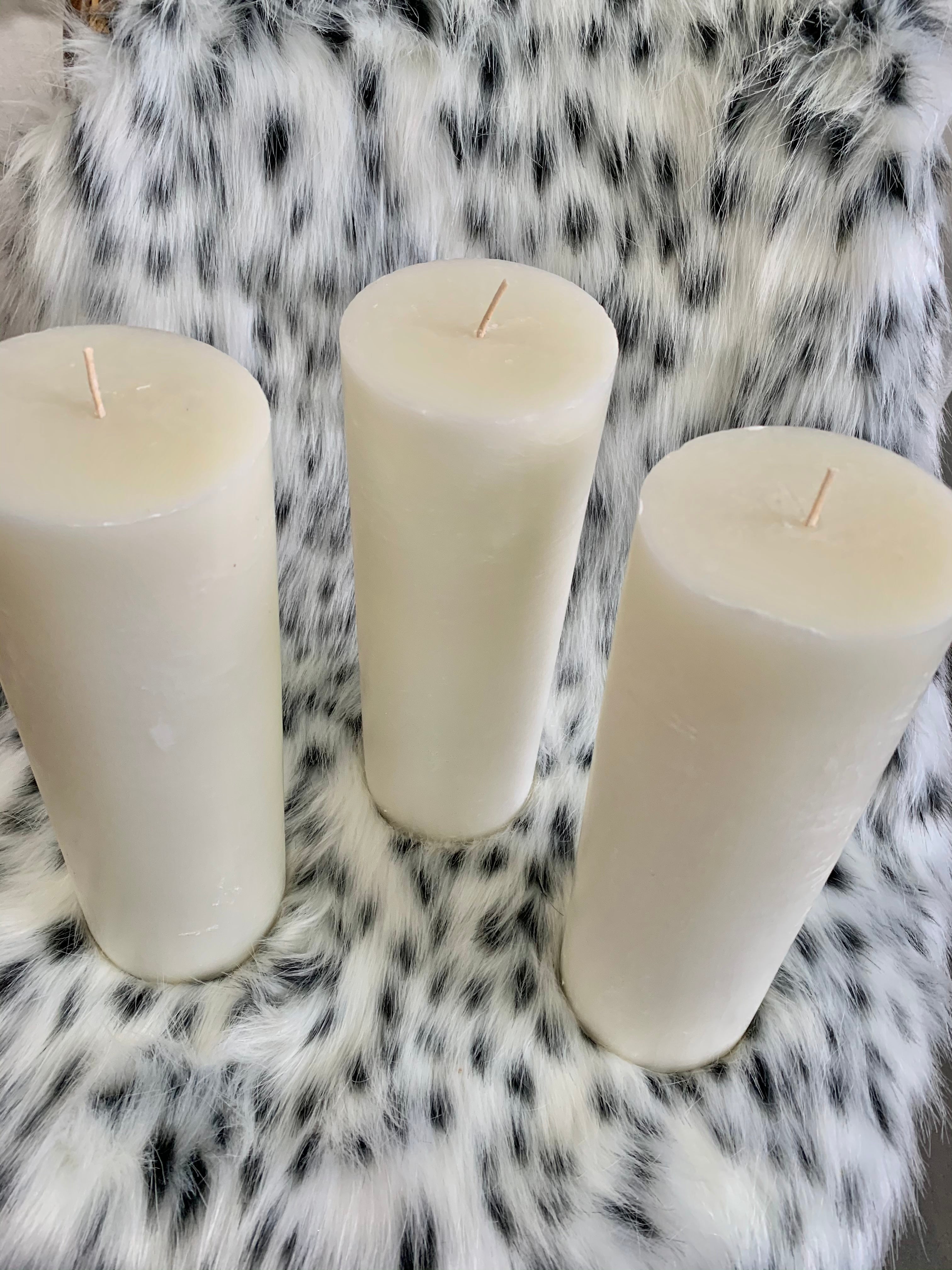 Unscented Rustic Candles
