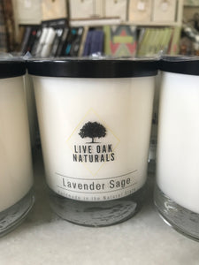 Lavender Sage Live Oak Naturals Candle