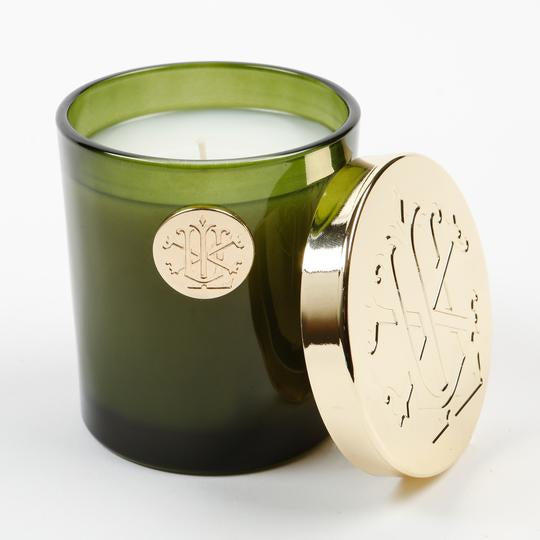 Bitter orange and evergreen candle