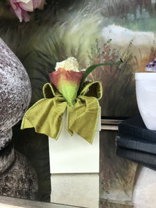 Citron Flower Decorative Candle