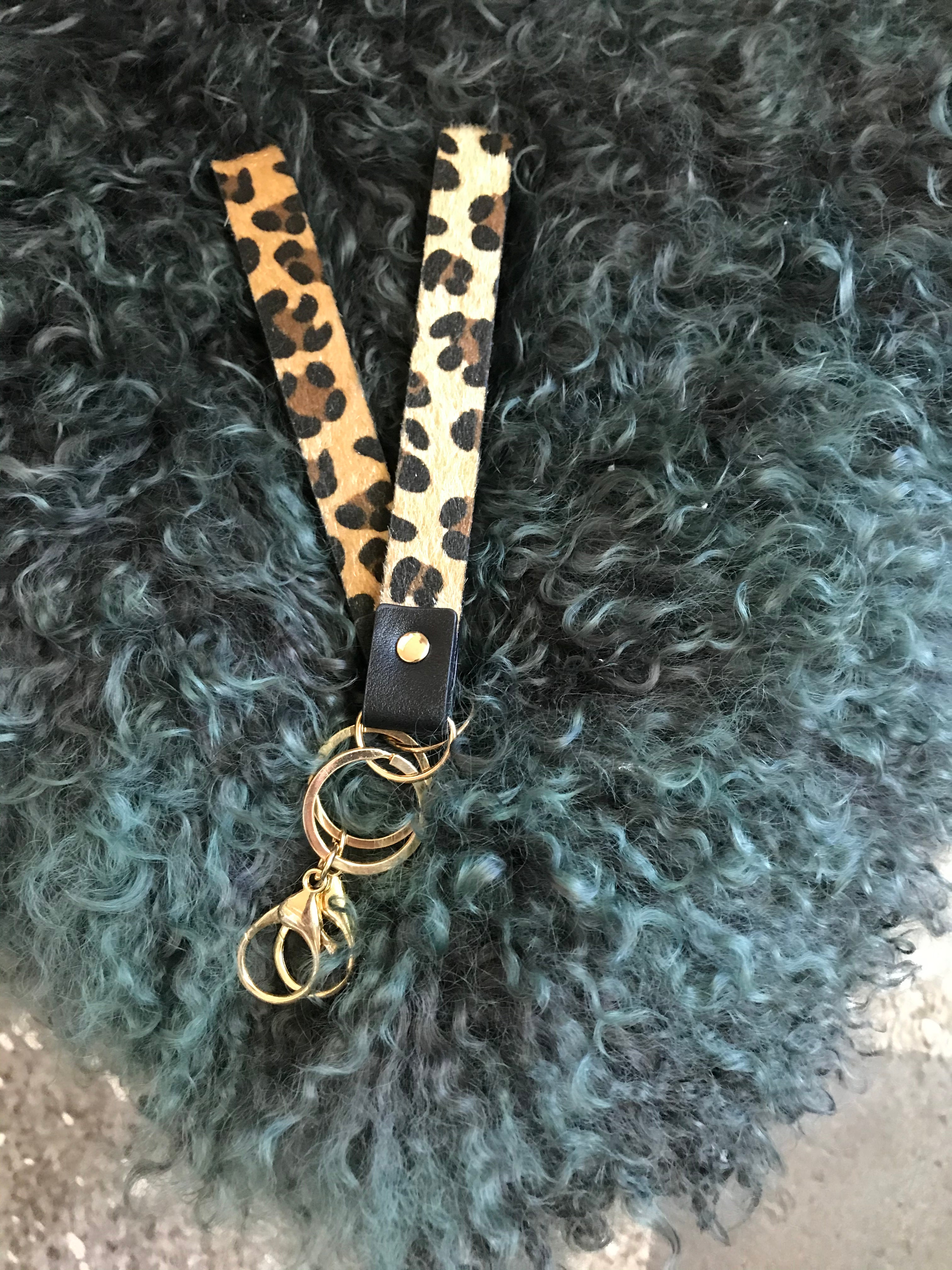 Cheetah Print Keychain