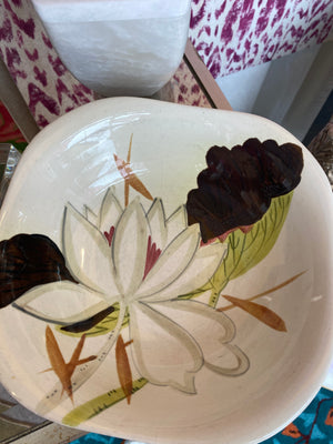 Redwing Handpainted Ceramic Bowl