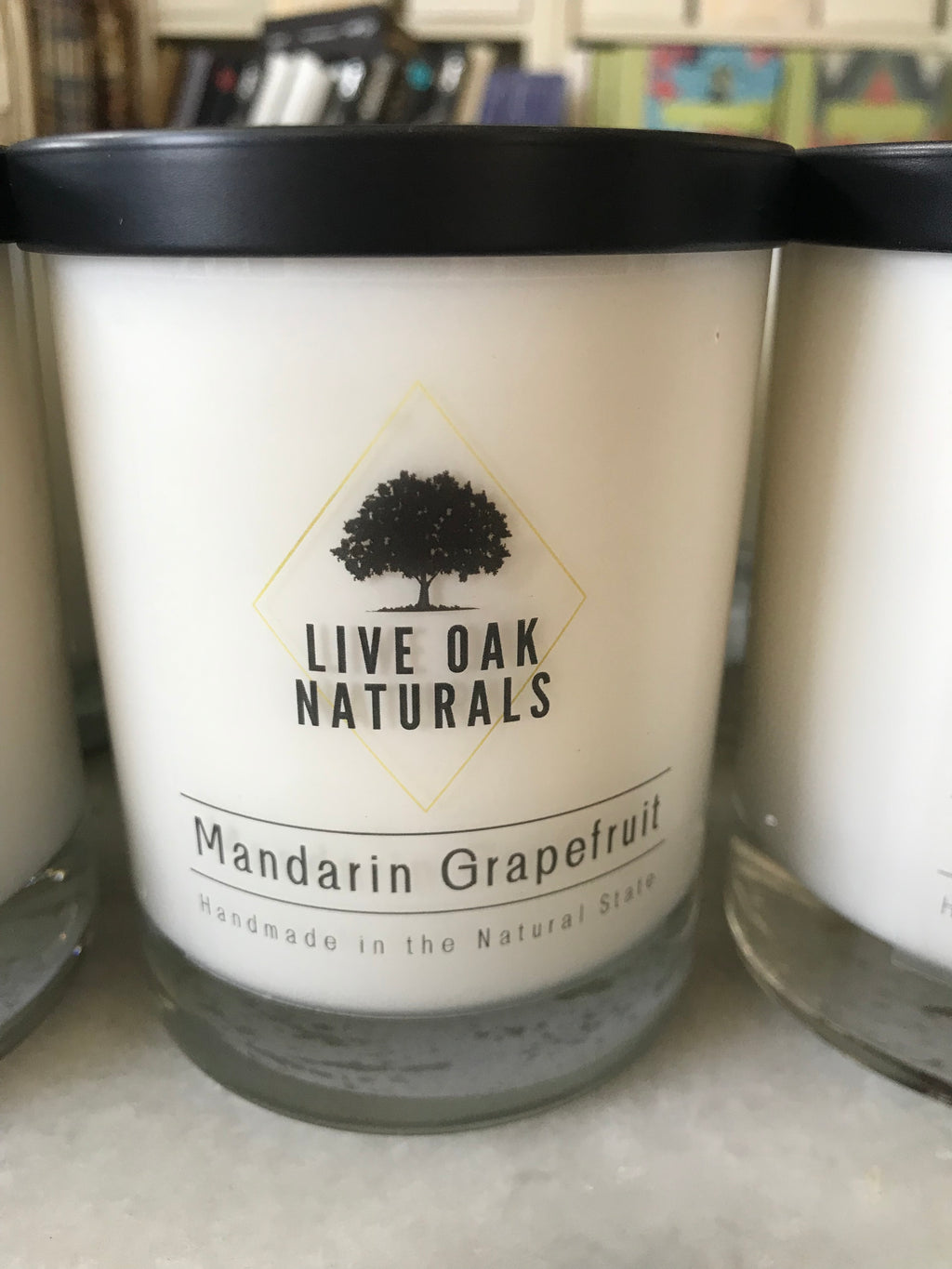 Mandarin Grapefruit Live Oak Naturals Candle
