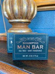 Tea Tree and Mint Shampoo Man Bar