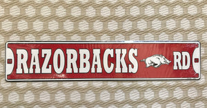 Razorback Rd Sign