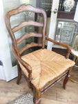 Solid Wood Wicker Chair