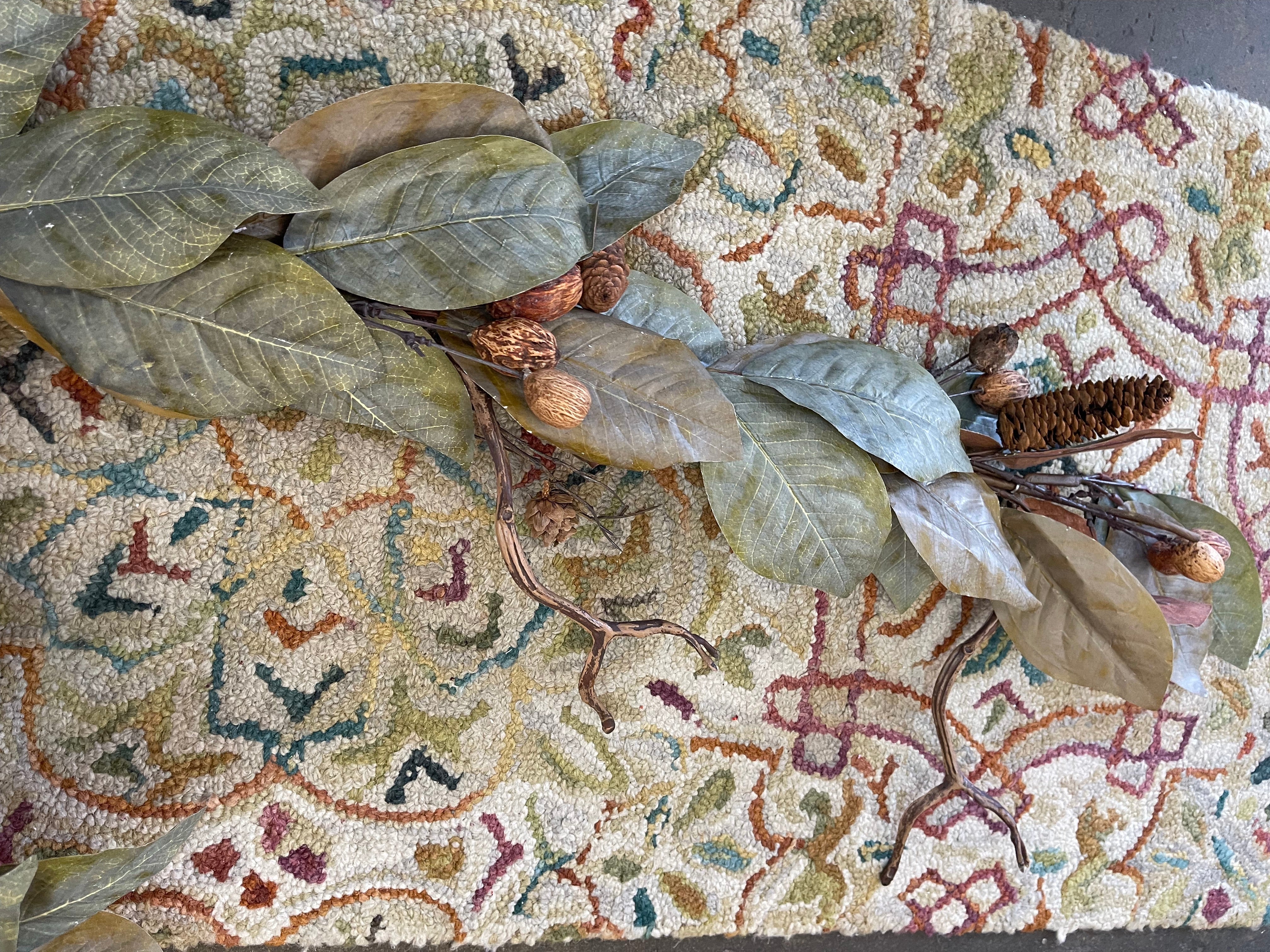 Dried Magnolia Leaf Garland