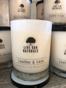 Leather and Lace Live Oak Naturals Candle