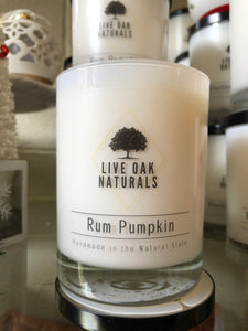Pumpkin Scented Live Oak Naturals Candle
