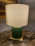 Kate Spade Green and Gold Lamps